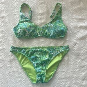 Hollister Lime Green Bikini Bottom